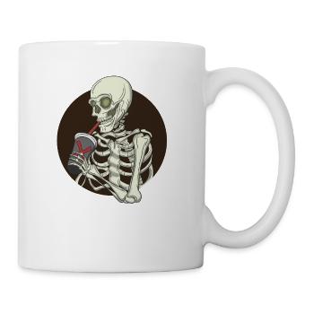 Sceleton Bubble Tea - Coffee/Tea Mug - white - Right