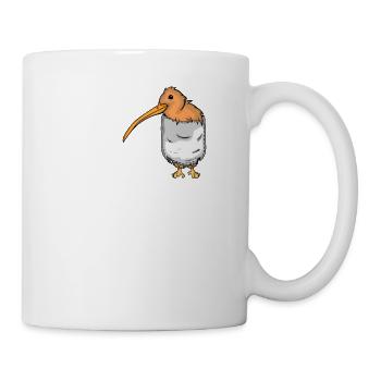 New Zealand Gift Women Souvenir Cute Kiwi Bird - Coffee/Tea Mug - white - Right