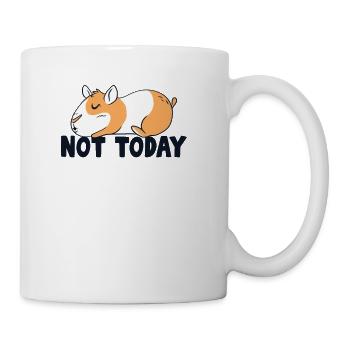 Not Today American Crested Cavy Caviidae Guinea - Coffee/Tea Mug - white - Right