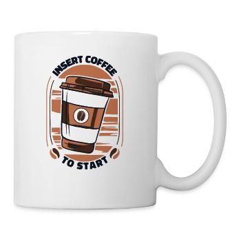 Insert Coffee To Start Queen Latte Art Barista - Coffee/Tea Mug - white - Right