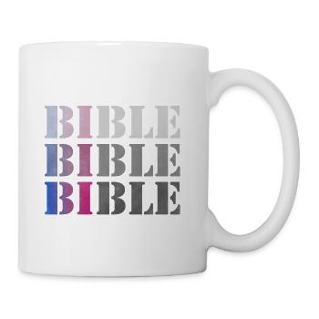 Bible bible BI bisexual - Coffee/Tea Mug - white - Right