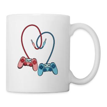 Gaming Controller Love - Coffee/Tea Mug - white - Right
