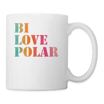 Bi love polar - Coffee/Tea Mug - white - Right