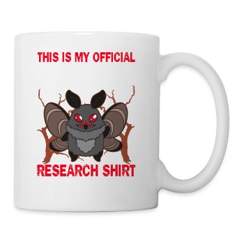 Mothman Cryptid Folklore - Coffee/Tea Mug - white - Right