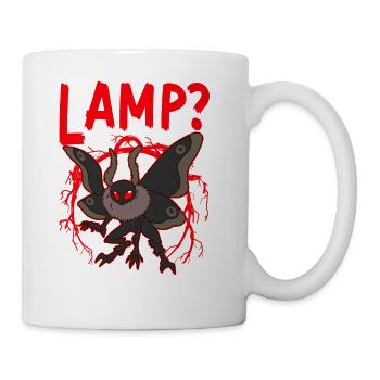 Mothman Cryptid Folklore - Coffee/Tea Mug - white - Right