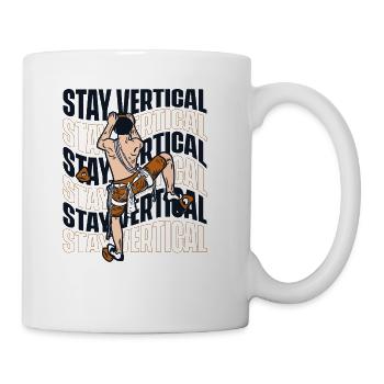 Stay Vertical Alpine Outdoor Speed Sport Free - Coffee/Tea Mug - white - Right