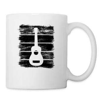 Ukulele Sketch - Coffee/Tea Mug - white - Right