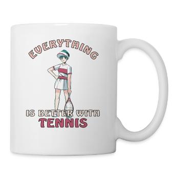 Tennis anime manga - Coffee/Tea Mug - white - Right