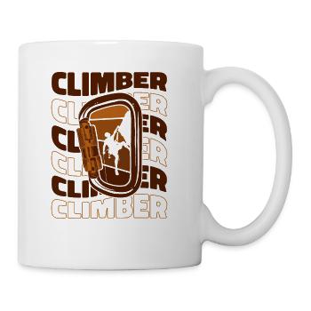 Climber Sport Free Alpine Outdoor Speed Climber - Coffee/Tea Mug - white - Right