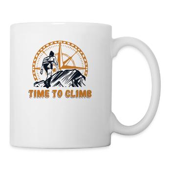 Time To Climb Sport Free Alpine Outdoor Speed - Coffee/Tea Mug - white - Right