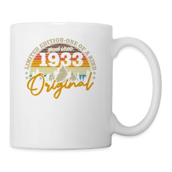 Vintage 1933 Birthday Gift - Coffee/Tea Mug - white - Right
