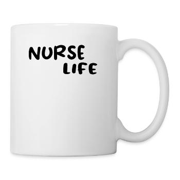 Nurse Life - Nursing Nurse - Coffee/Tea Mug - white - Right