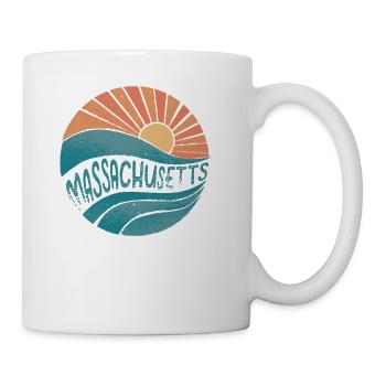 Massachusetts Usa Staate - Coffee/Tea Mug - white - Right