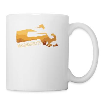 Massachusetts Usa Staate - Coffee/Tea Mug - white - Right