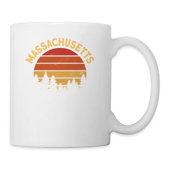 Massachusetts Usa Staate - Coffee/Tea Mug - white - Right