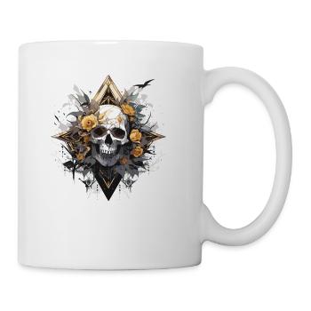Totenkopf Skull Skulls Skull Skeleton - Coffee/Tea Mug - white - Right