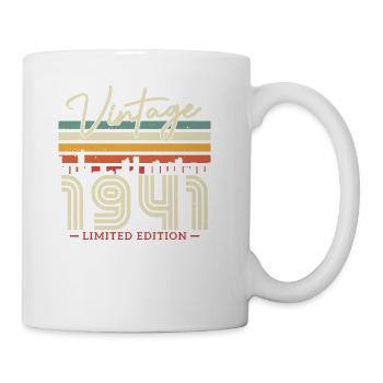 Vintage 1941 Birthday Gift - Coffee/Tea Mug - white - Right
