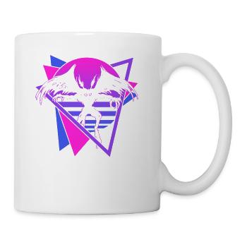 Mothman Cryptid Cryptozoology Retro - Coffee/Tea Mug - white - Right