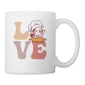 Bread Baker Bread Baking - Coffee/Tea Mug - white - Right
