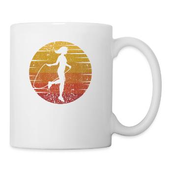Retro Speed Skipping Jumping Professional Jump - Coffee/Tea Mug - white - Right