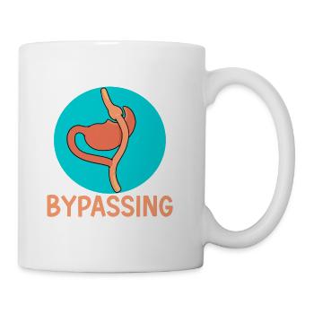 Funny Gastric Sleeve Bypass - Coffee/Tea Mug - white - Right
