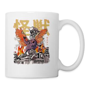 Kaiju Mothman Japanese Anime Monster Cryptid - Coffee/Tea Mug - white - Right
