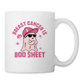 Breast Cancer Is Boo Sheet Breast Cancer Support - Coffee/Tea Mug - white - Right