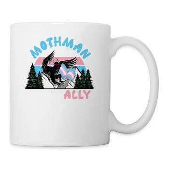 Cryptid Trans Transgender Flag LGBTQ - Coffee/Tea Mug - white - Right