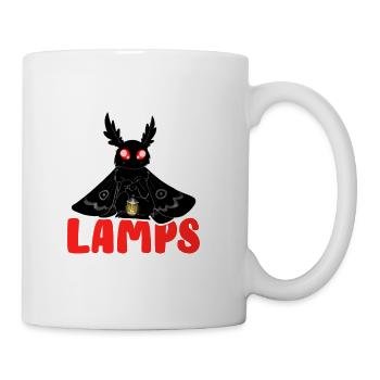 Mothman Cryptid Cryptozoology - Coffee/Tea Mug - white - Right