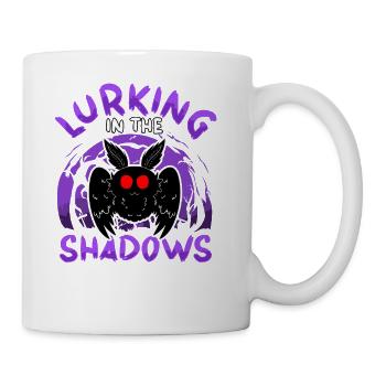 Mothman Cryptid Cryptozoology - Coffee/Tea Mug - white - Right