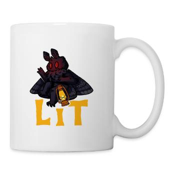 Mothman Cryptid Cryptozoology - Coffee/Tea Mug - white - Right