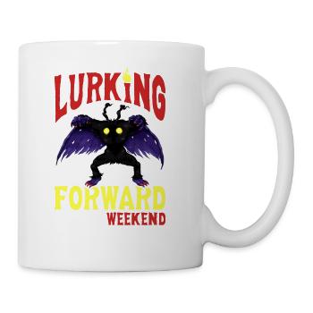 Mothman Cryptid Cryptozoology - Coffee/Tea Mug - white - Right