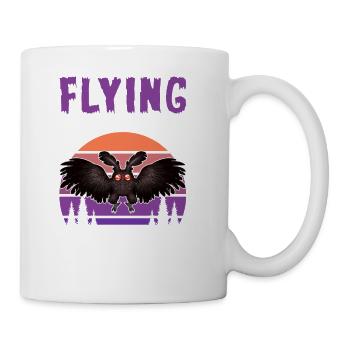 Mothman Cryptid Cryptozoology - Coffee/Tea Mug - white - Right
