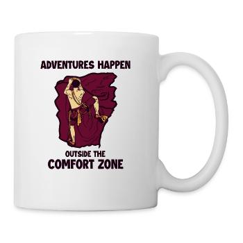 Adventures Outside the Comfort Zone Alpine - Coffee/Tea Mug - white - Right