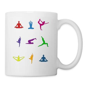 Asanas V - Coffee/Tea Mug - white - Right