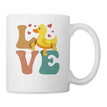 Ducks Duckling Ducky - Coffee/Tea Mug - white - Right