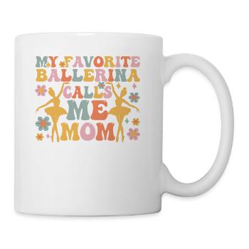 Groovy Ballet Dancer - Coffee/Tea Mug - white - Right