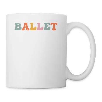 Groovy Ballerina Ballet Dancer - Coffee/Tea Mug - white - Right