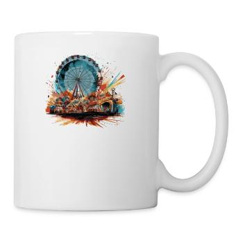 Amusement-Park Theme-Park Ferris-Wheel Funfair - Coffee/Tea Mug - white - Right