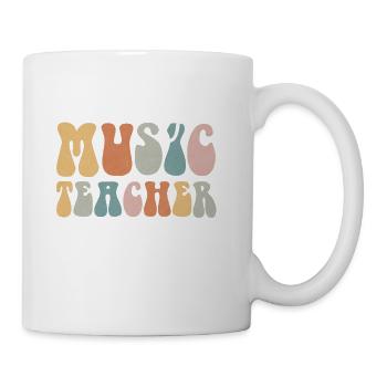In My Music Teacher Era Appreciation Teacher - Coffee/Tea Mug - white - Right