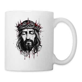 Jesus Christ have mercy on me a sinner - Coffee/Tea Mug - white - Right