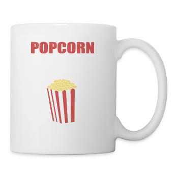 Popcorn Day Foodie Gift - Coffee/Tea Mug - white - Right