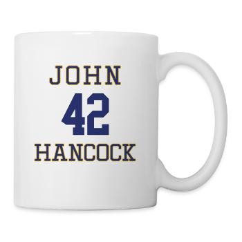 John 42 Hancock - Coffee/Tea Mug - white - Right