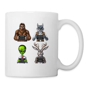 Cryptids Mugshot - Coffee/Tea Mug - white - Right