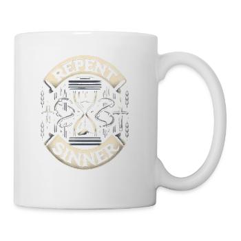 Repent Sinner 16 - Coffee/Tea Mug - white - Right