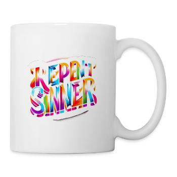 Repent Sinner 17 - Coffee/Tea Mug - white - Right