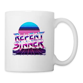 Repent Sinner 19 - Coffee/Tea Mug - white - Right