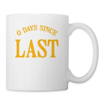 0 Days Since Last Accident 35 - Coffee/Tea Mug - white - Right