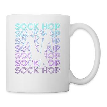 Sock Hop Dance 50s Retro - Coffee/Tea Mug - white - Right