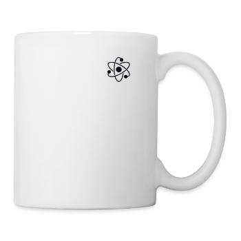 Nuclear Power Logo Emblem Uranium Energy Nuclear - Coffee/Tea Mug - white - Right
